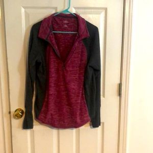 St. John’s Bay women’s pullover jacket 3/4 zip front